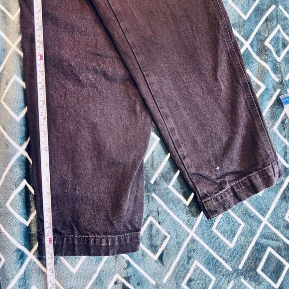 Madewell Straight Leg Overalls Luna Wash Black Denim Size XS Cotton Casual - Picture 10 of 10
